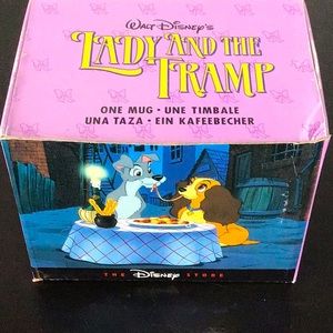 Disney 1990s Lady and the Tramp mug